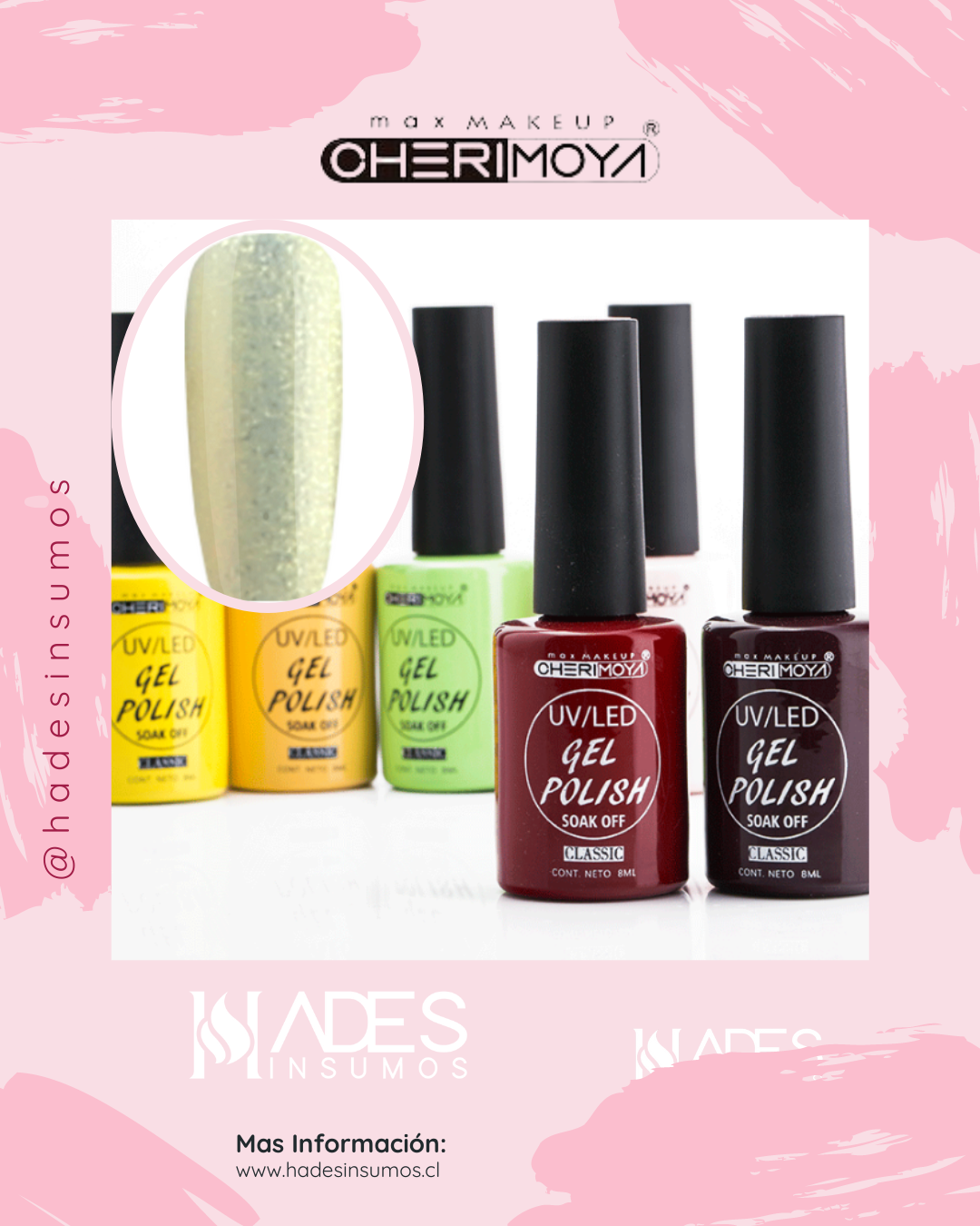 (8ml) #380 Esmalte Permanente - Cherimoya