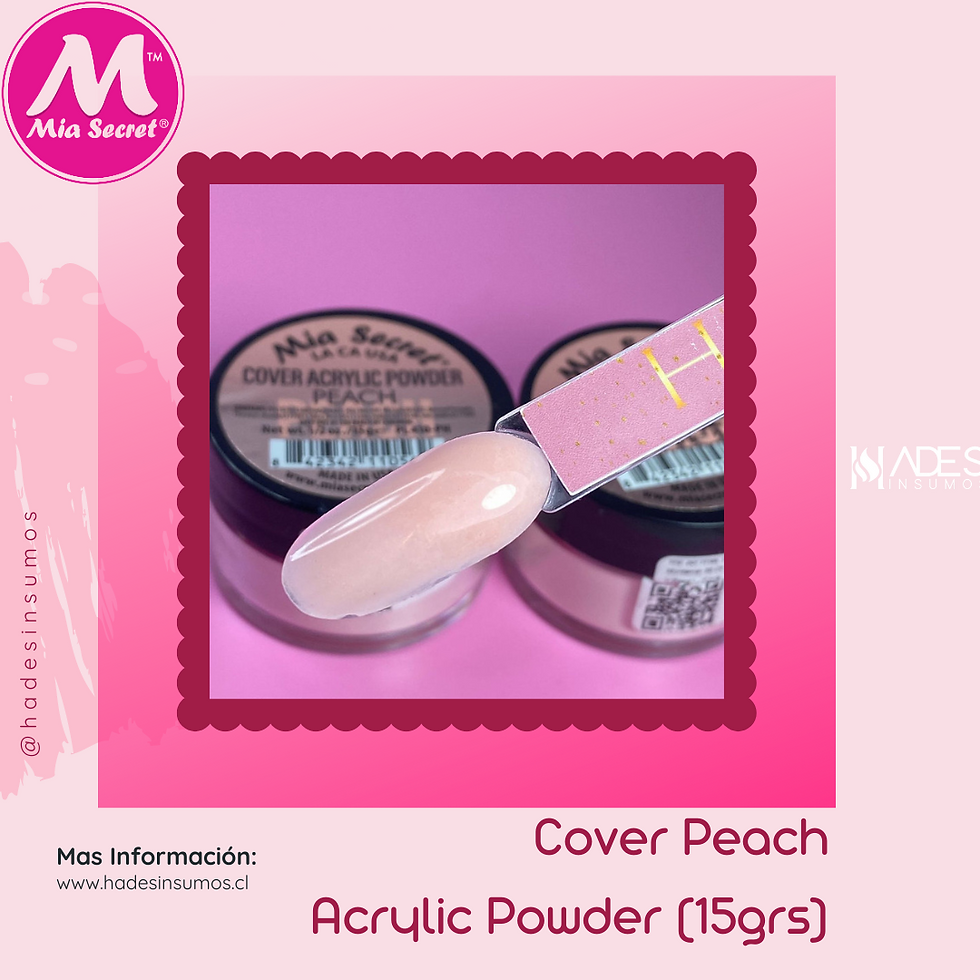 Acrilico Cover Peach - Mia Secret