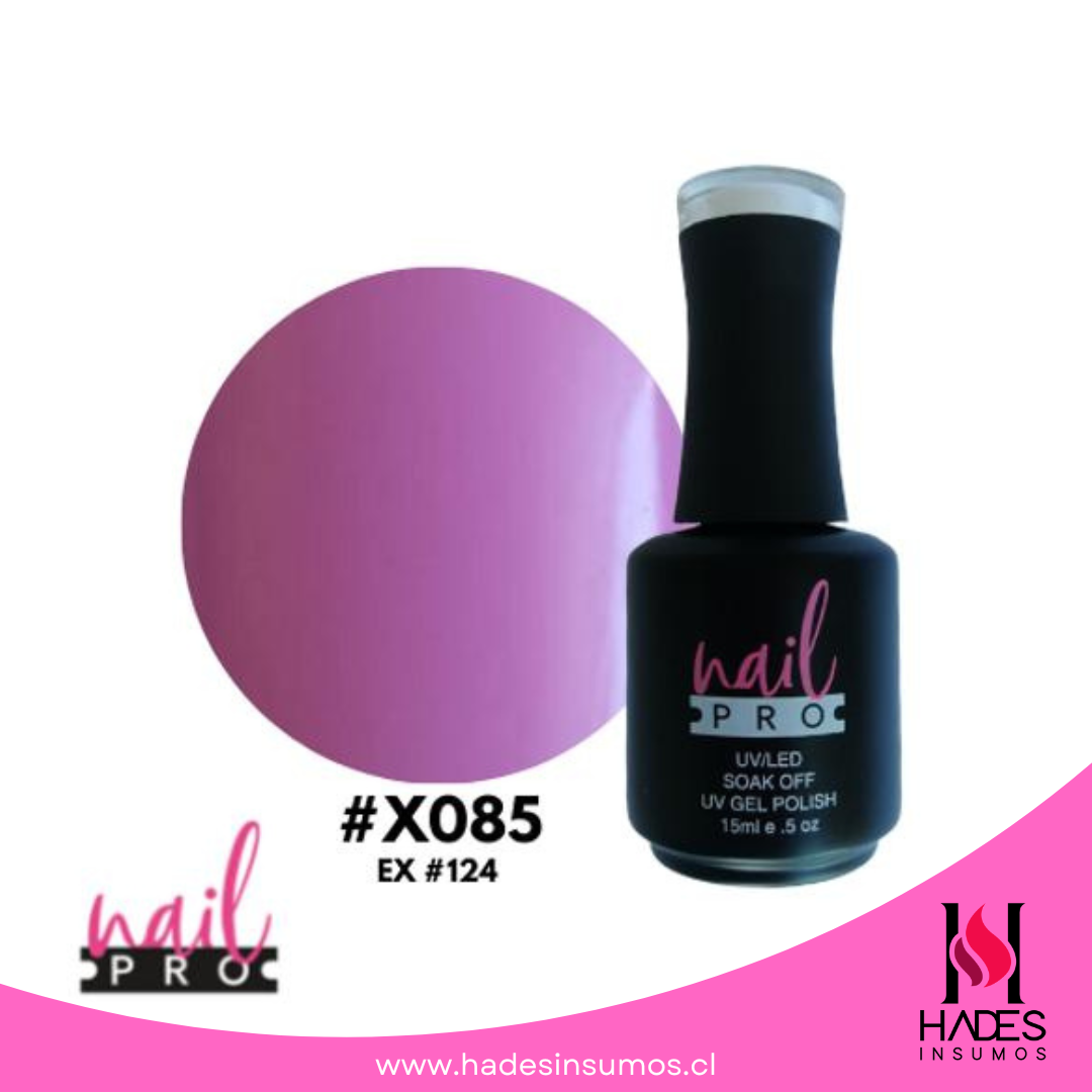 Esmalte Permanente - Lila #X085 (15ml) - Nail Pro