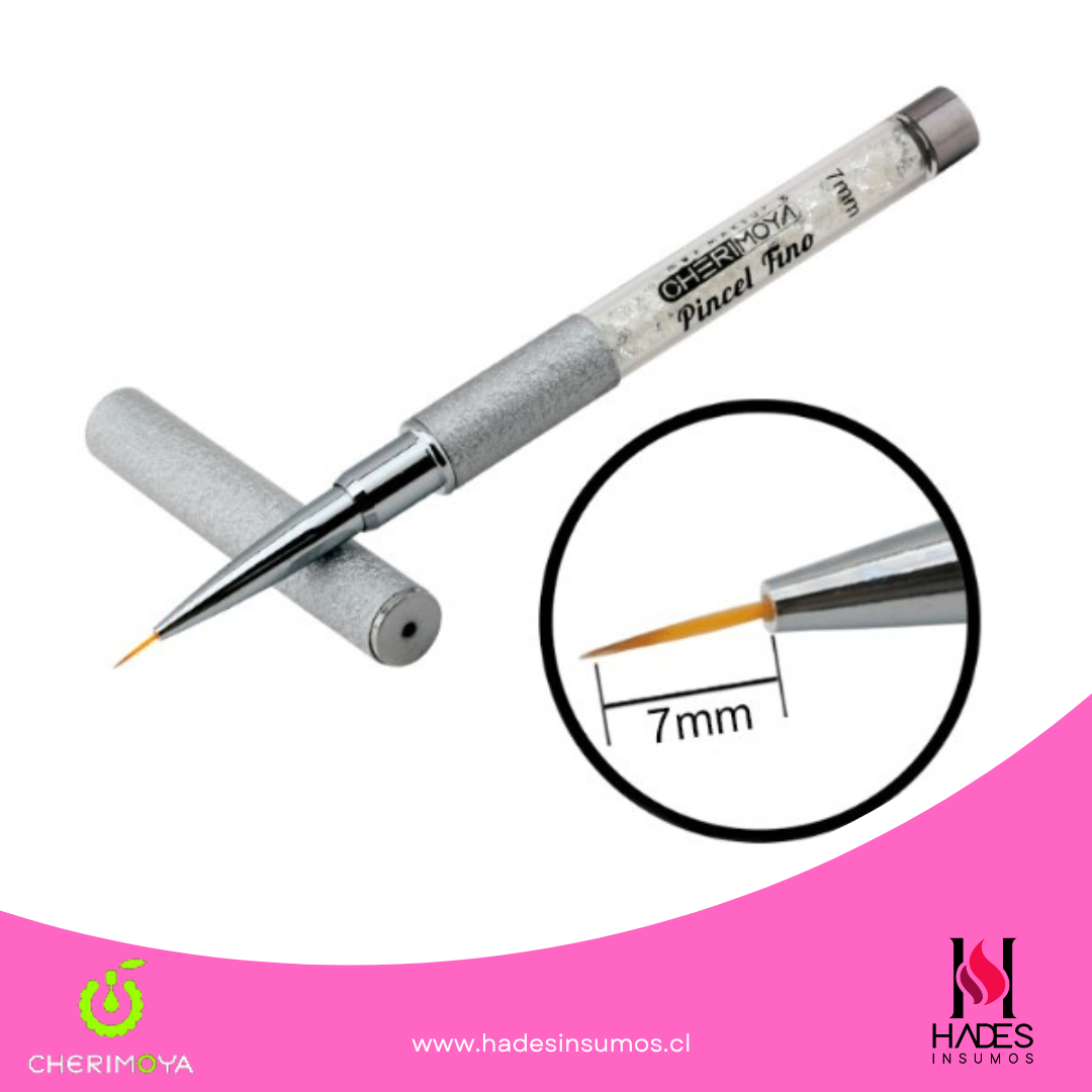 Pincel Fino (7mm) - Cherimoya