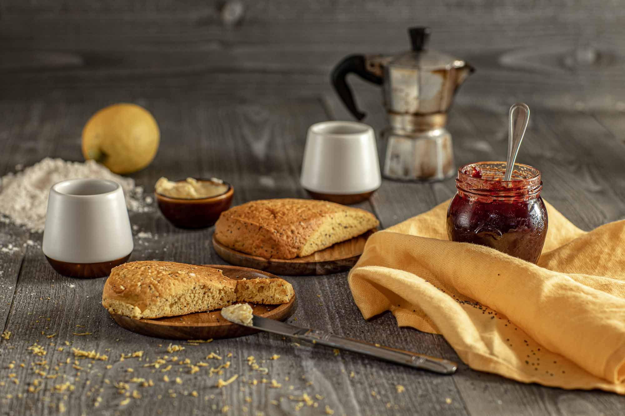 Lemon Poppy Scone (2ea)