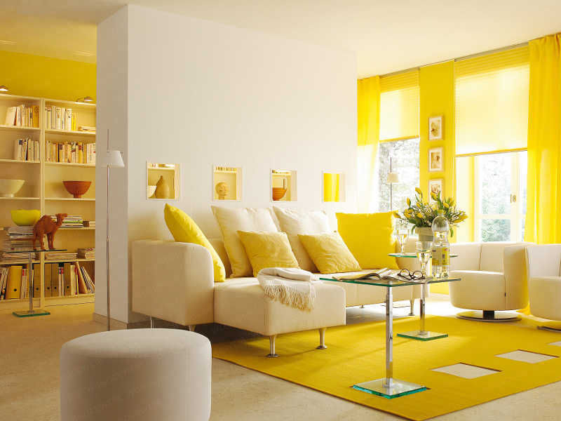yellow interior