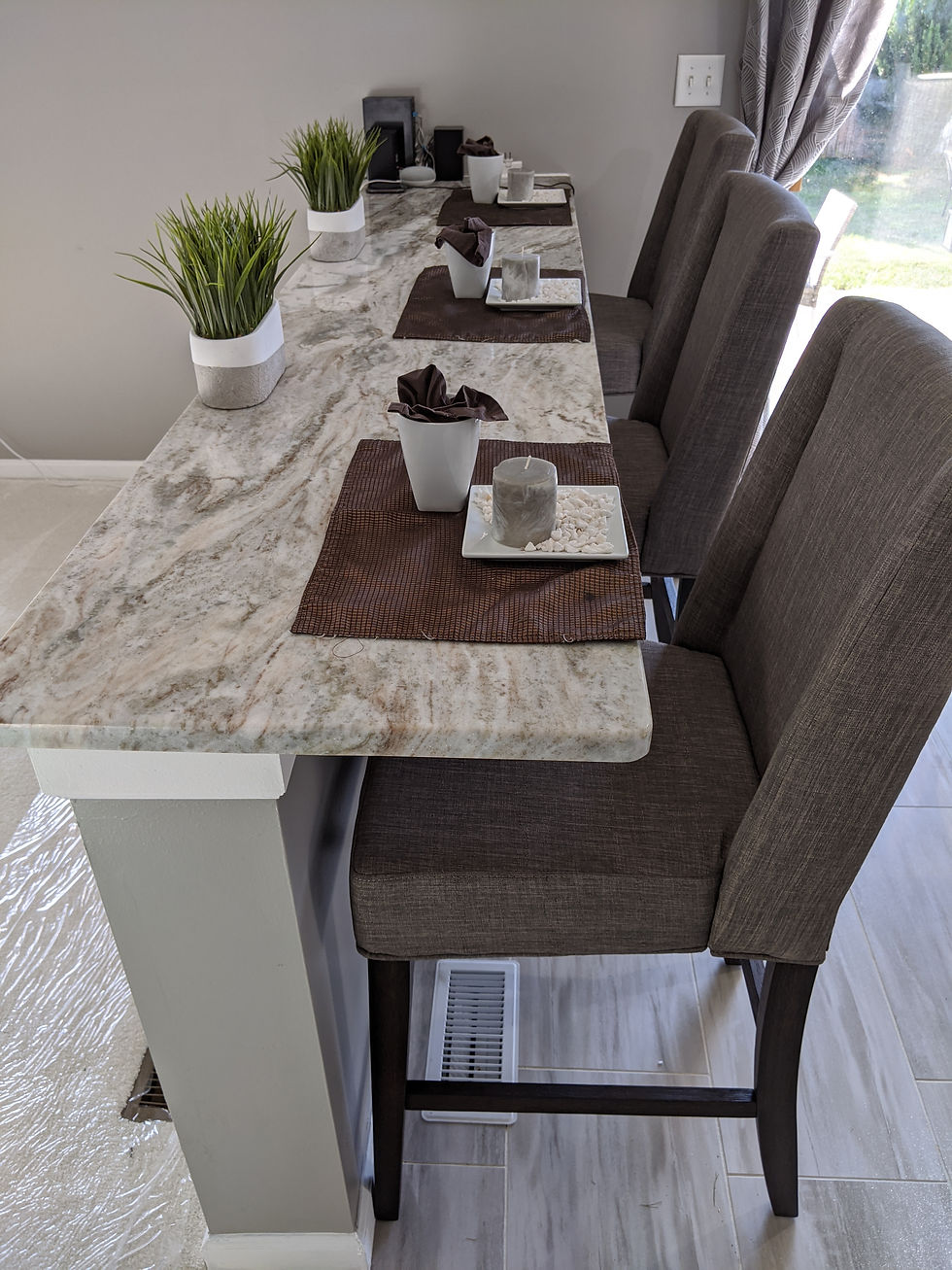Room divide to breakfast nook