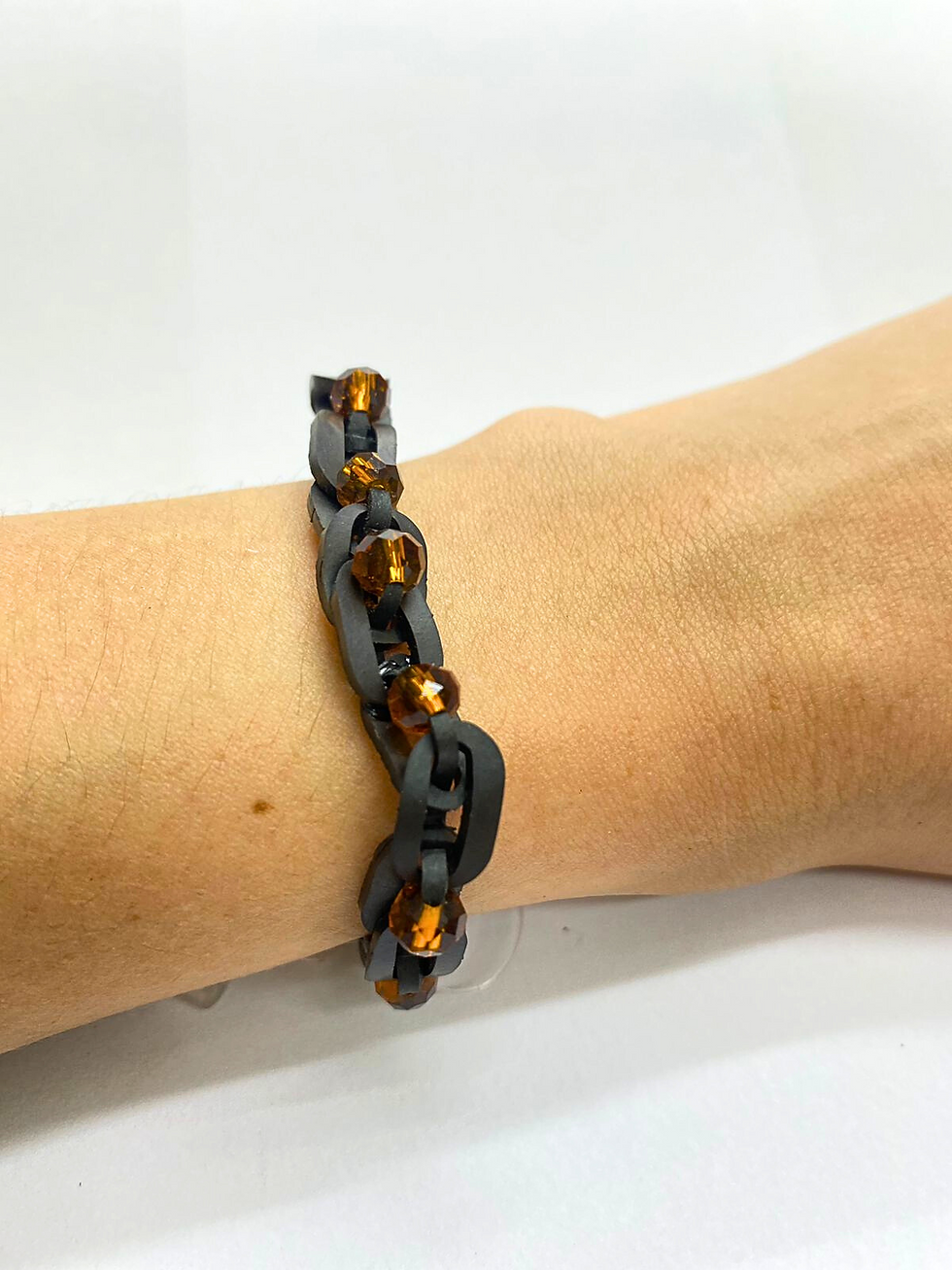 Miniatura: Pulseira de Câmara de Ar com Cristais