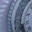 Thumbnail: Diamante Crushed Crystal Silver Mirrored edge Jewel Wall Clock Roman 50cm