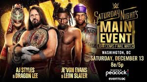 The match started off hot. Evans did his signature dive to the outside and Slater did a suicide dive flip jumping over the ring post and twisting in the air before landing down hard. The fast pace was kept throughout the match. AJ even in his old age did some high flying moves. He was the powerhouse of the tag teams. The tag team champions retained their titles in a thrilling bout.