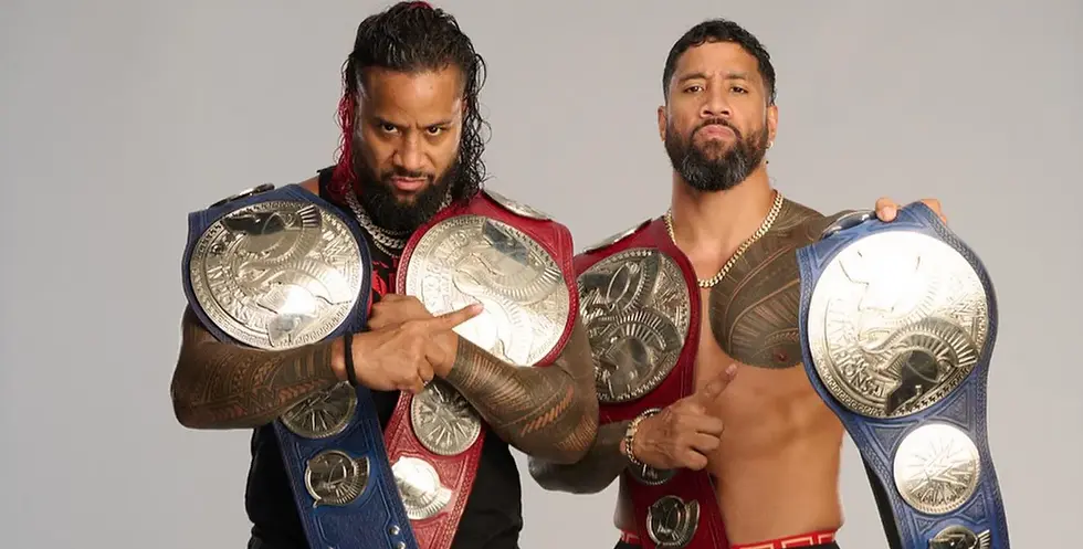 The Usos are the GOAT tag team. They were great heels when in the bloodline. Jey pinned Roman Reigns in the first time in at least 3 years. The Uso splash is an amazing finisher. Together, Jimmy and Jey Uso are the greatest tag team of all time.