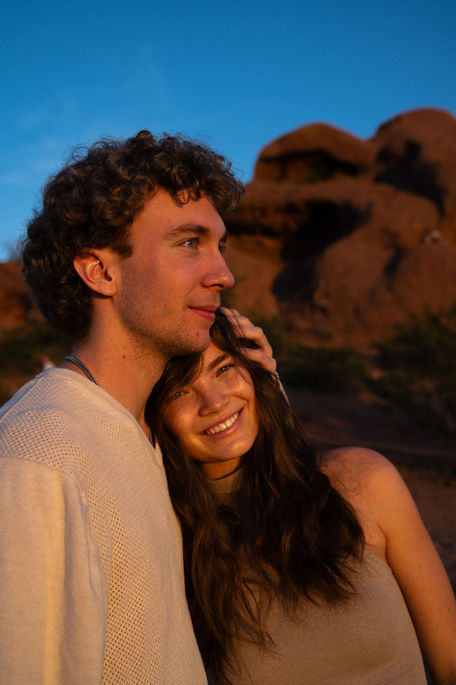 
Couples shoot at Papago Park in Phoenix, Arizona. Candid photographer in Phoenix, Flagstaff, Scottsdale.