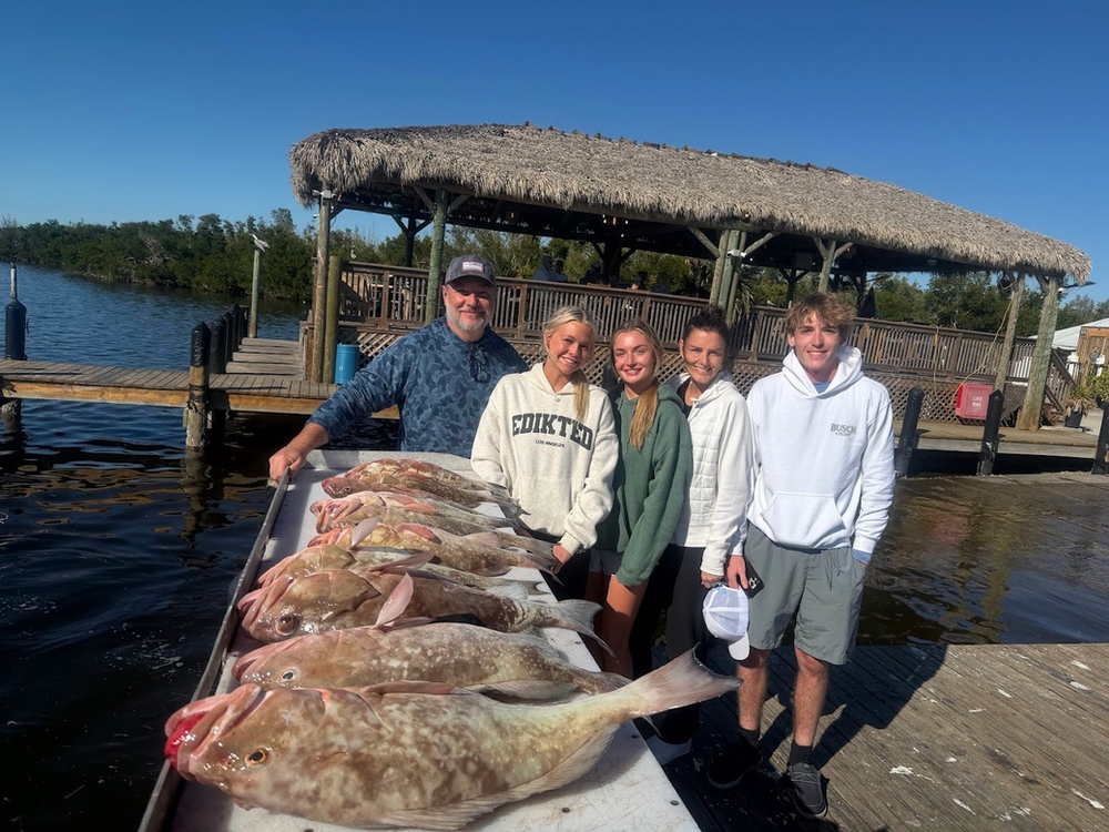 Offshore Grouper Fishing Trip on the Gulf Coast with Gulf Coast Fishing Charters LLC