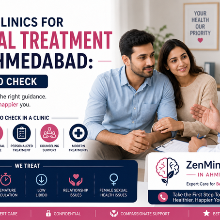 Best Clinics for Sexual Treatment in Ahmedabad: What to Check