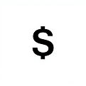 money sign small logo black, with white backgroud, solid.jpg