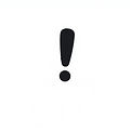 small black exclamation point caution sign with white background .jpg