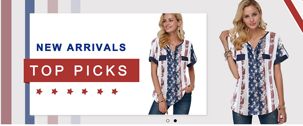 Miniaturbild: 4Th of July Patriotic American Flag Print Tankini