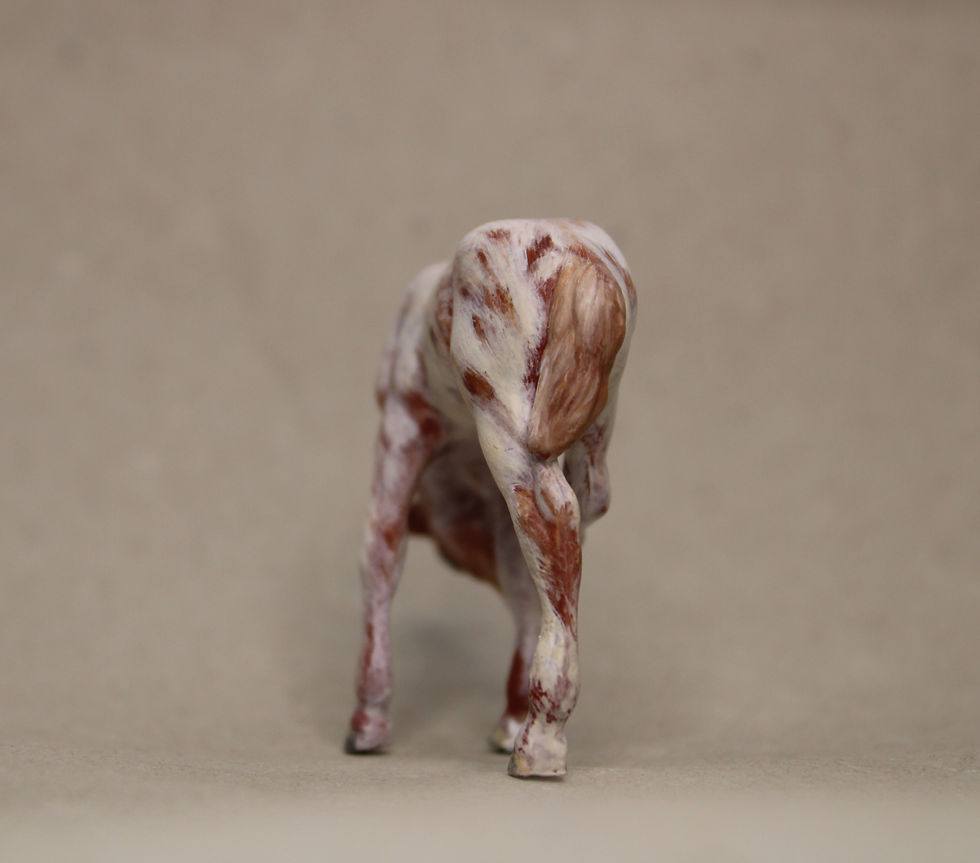 Thumbnail: Custom Breyer Scratching Foal (1:32)
