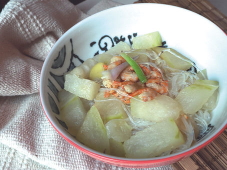 冬瓜蝦米煮粉絲(2人份量)