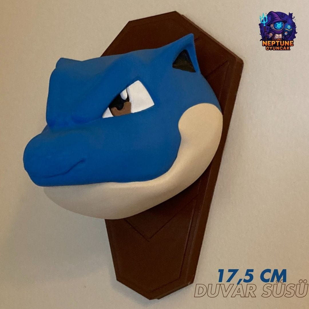 Blastoise Pokemon Duvar Süsü Dekorasyonu