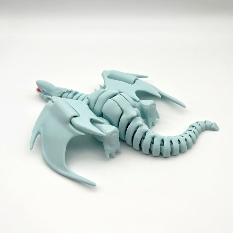 Küçük resim: Blue Eyes White Dragon - Mavi Gözlü Beyaz Ejder Hareketli Figürü (Yu-Gi-Oh!)