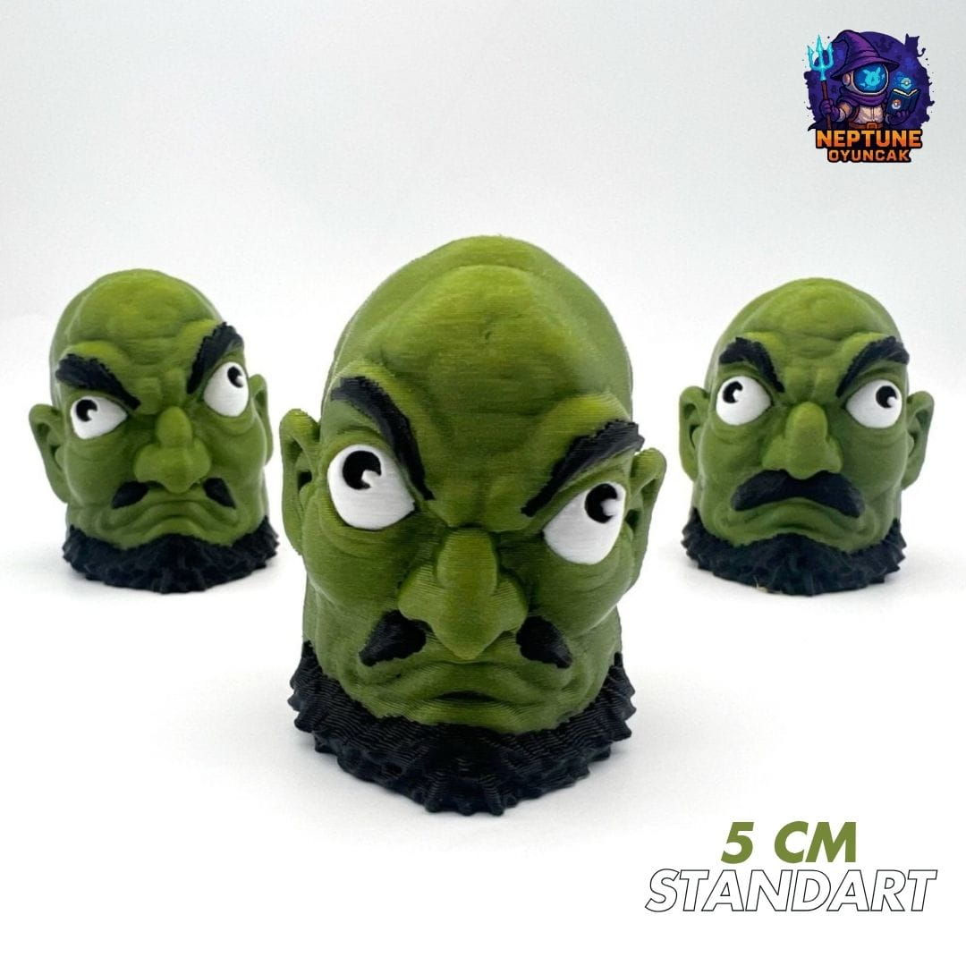 Ruhların Kaçışı Kashira / Yeşil Kafalar Figür Seti (Spirited Away)