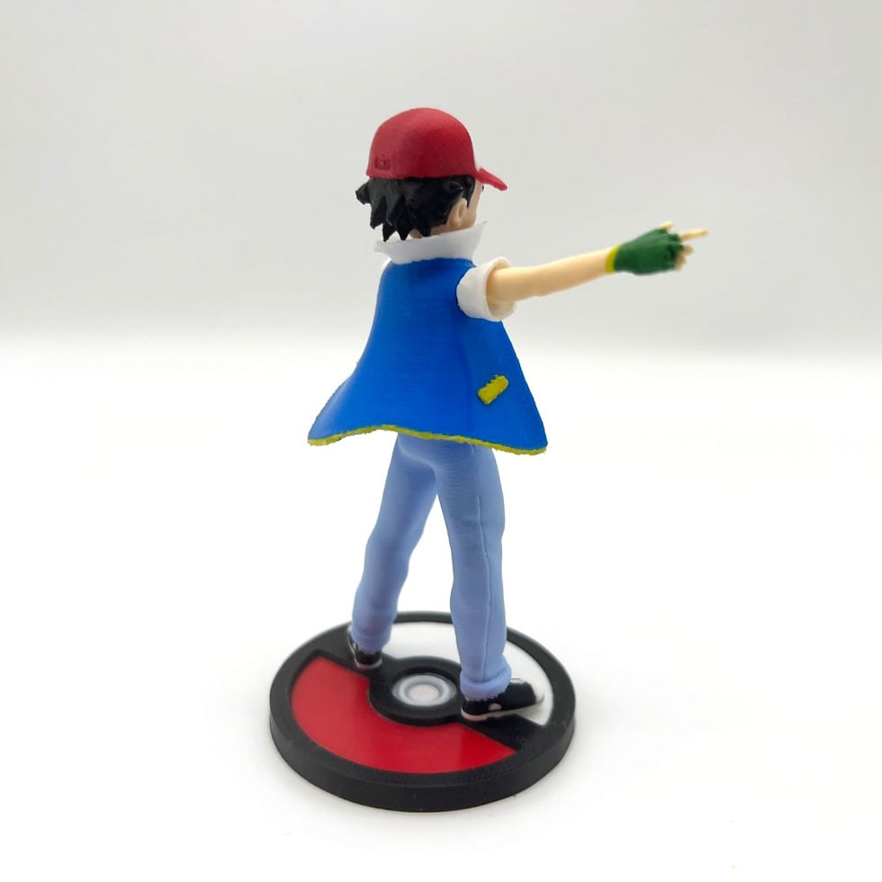 Küçük resim: Ash Kethcum Pokemon Eğitmeni Figürü