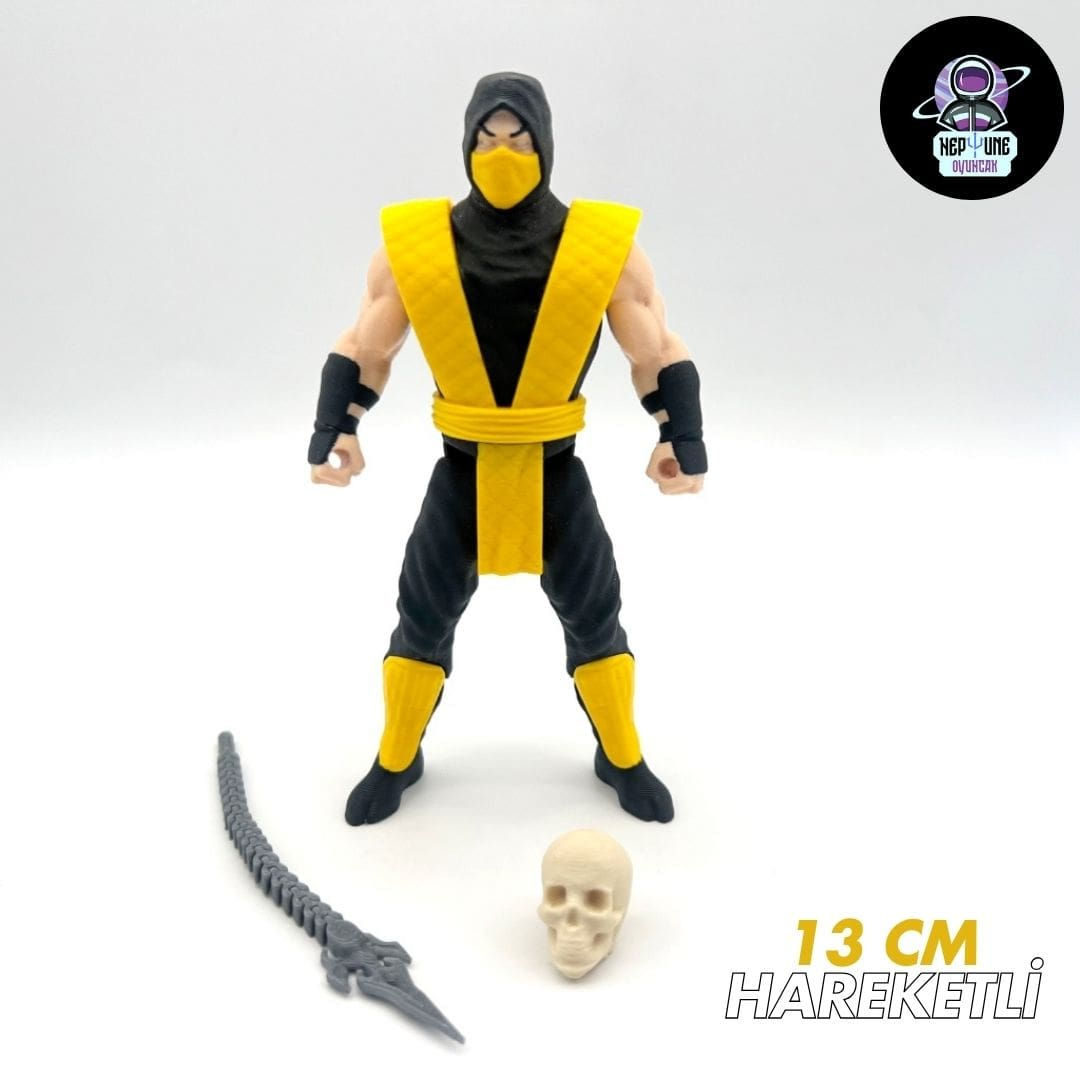 Scorpion Hareketli Figürü (Mortal Kombat)