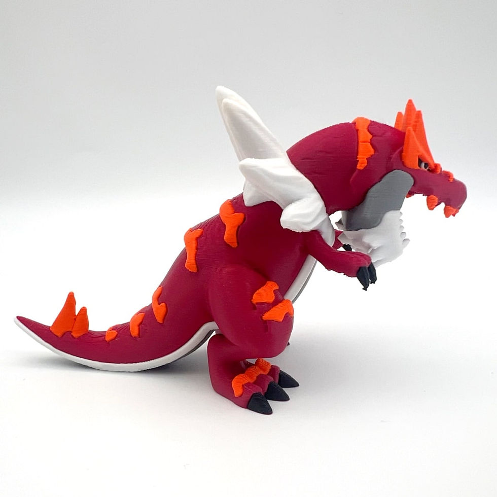 Küçük resim: #0697 Tyrantrum Pokemon Figürü