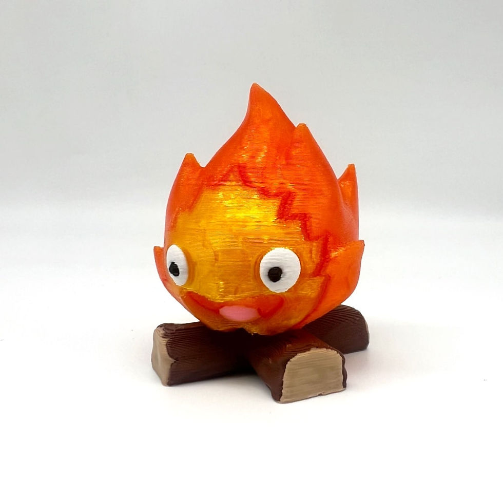 Küçük resim: Yürüyen Şato Ateş Calcifer Figürü (Howl's Moving Castle)
