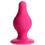 Thumbnail: Squeezable Tapered Small Anal Plug - Pink