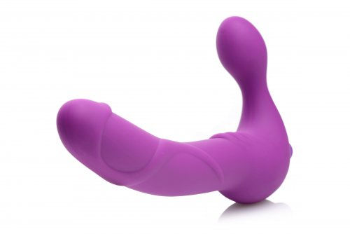 Thumbnail: Royal Revolver Vibrating Strapless Silicone Strap On Dildo