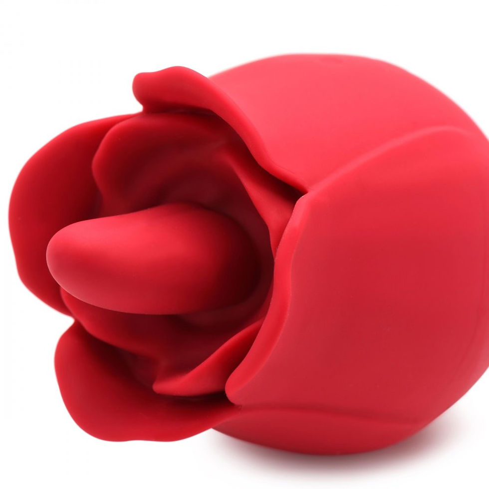 Thumbnail: Regal Rose Licking Rose Vibrator