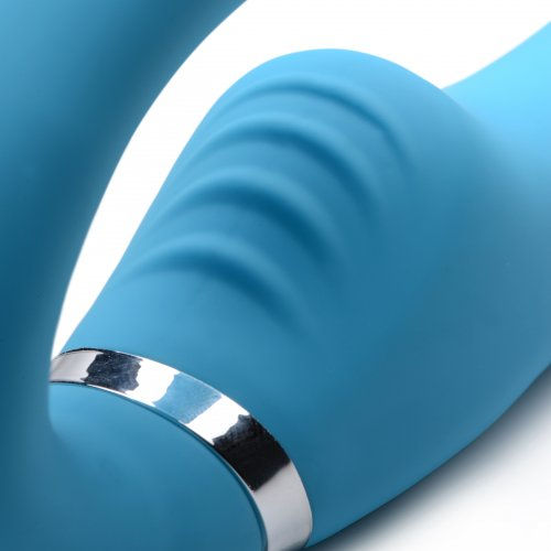 Thumbnail: Mighty Rider 10x Strapless Strap-on -Blue