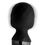 Thumbnail: Silicone Head Vibrating Wand - Black