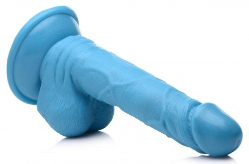 Thumbnail: 6.5" Dildo with Balls - Blue