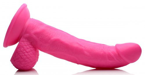 Thumbnail: 7.5" Dildo with Balls - Pink