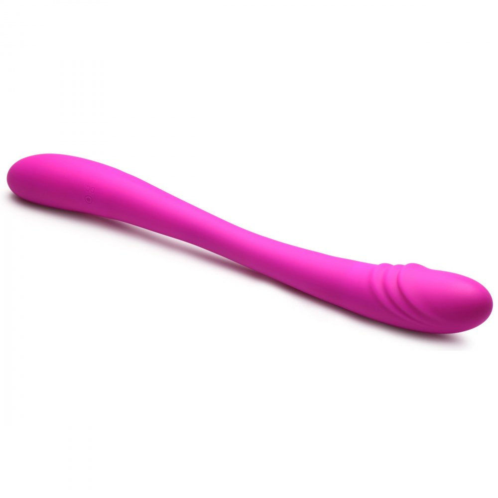 7X Double Team Silicone Double Dildo w/ Remote