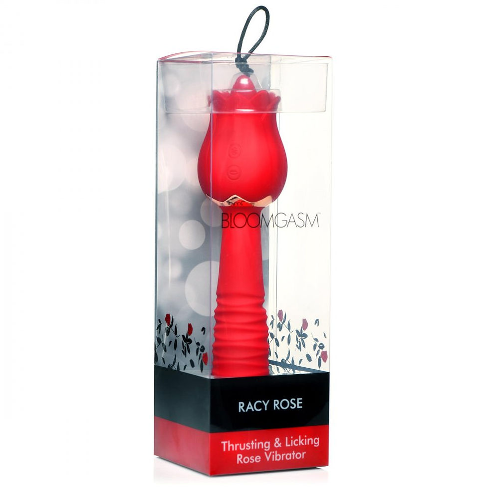 Thumbnail: Bloomgasm Racy Rose Thrusting & Licking Rose Vibrator