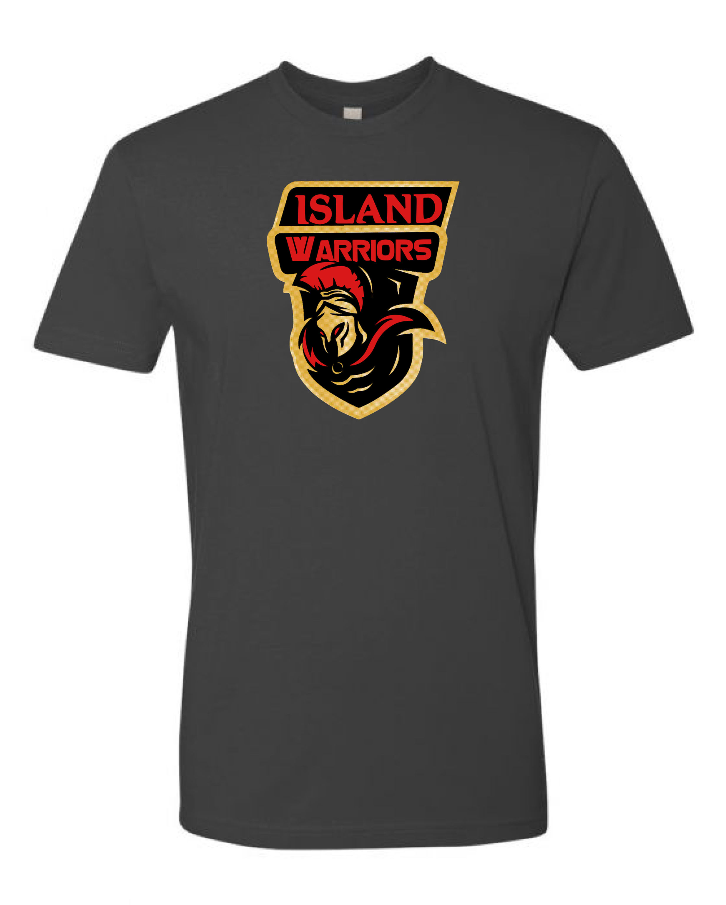 Island Warriors Plain T-shirt : Dark Metal Grey