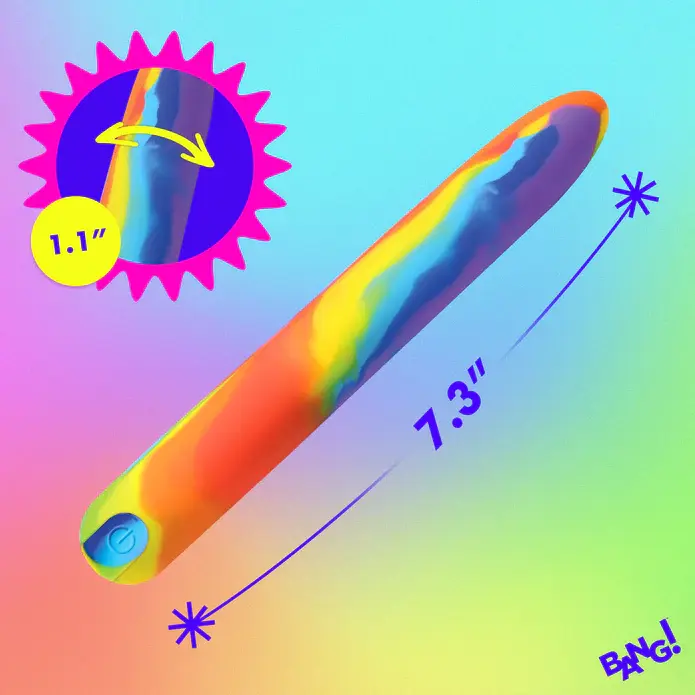 Thumbnail: Rainbow Silicone Vibrator_AH709