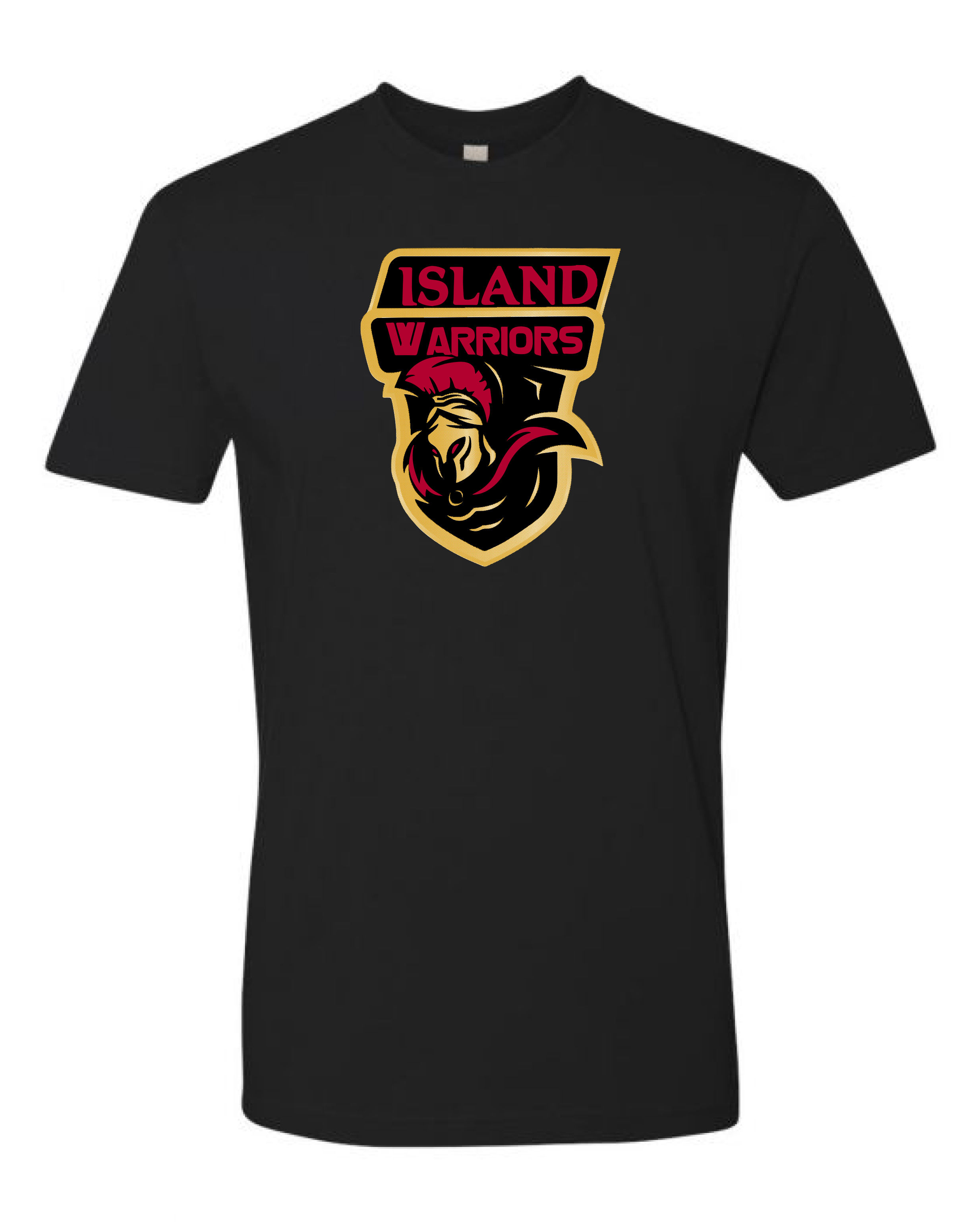 Island Warriors Plain T-shirt : Black