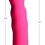 Thumbnail: Squeezable Wavy Dildo - Pink