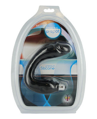 Thumbnail: Vibrating P-Spot Massager - Black