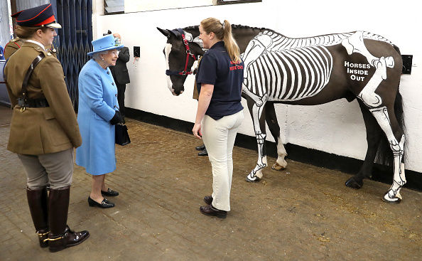 Gillian Higgins and Her Majesty Queen Elizabeth II