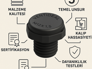 Plastik Havalandırma Tapalarında Kaliteyi Belirleyen 5 Temel Unsur
