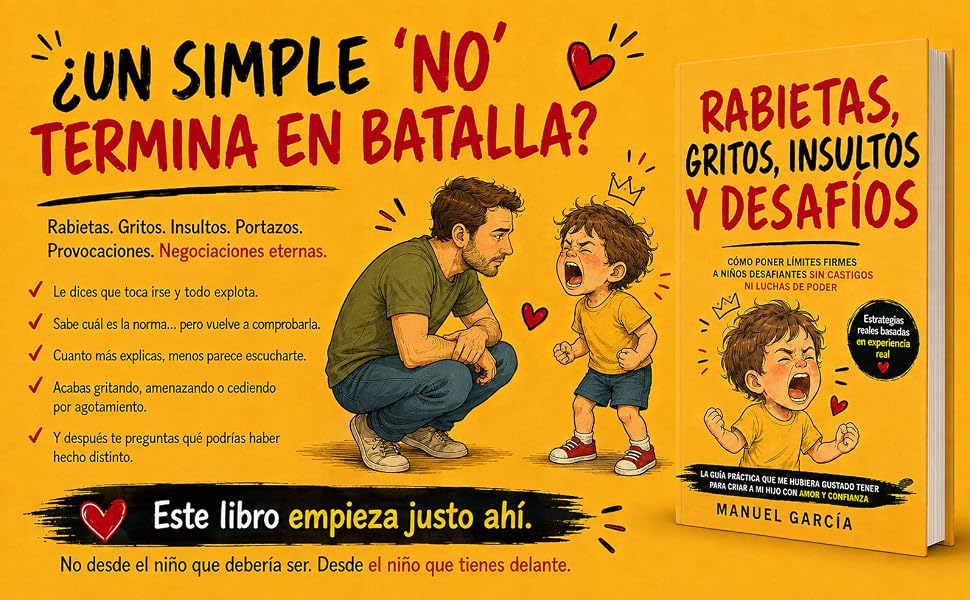 Páginas interiores reales de Rabietas, gritos, insultos y desafíos