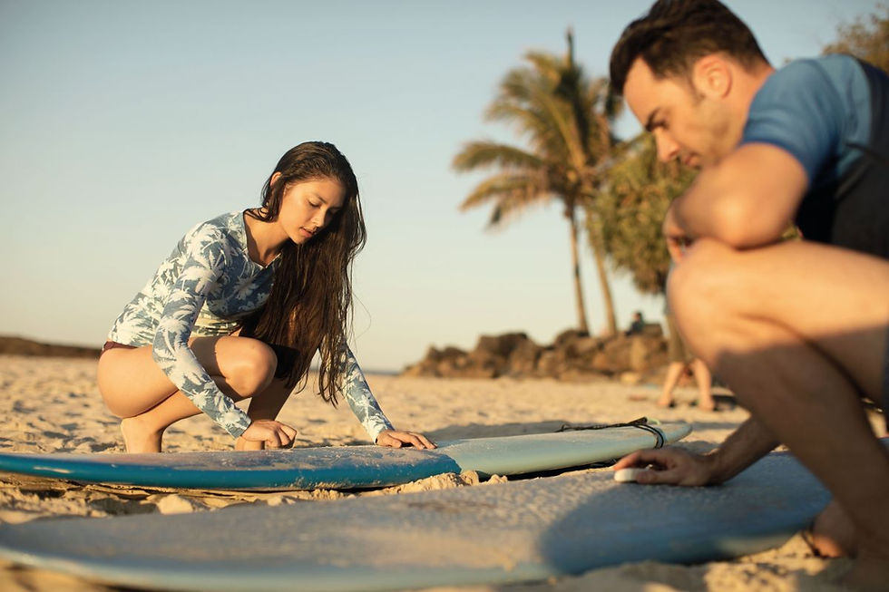 Surf lesson at Kirra Beach Coolangatta Gold Coast — 15 minutes from Burleigh Gold Coast Motel