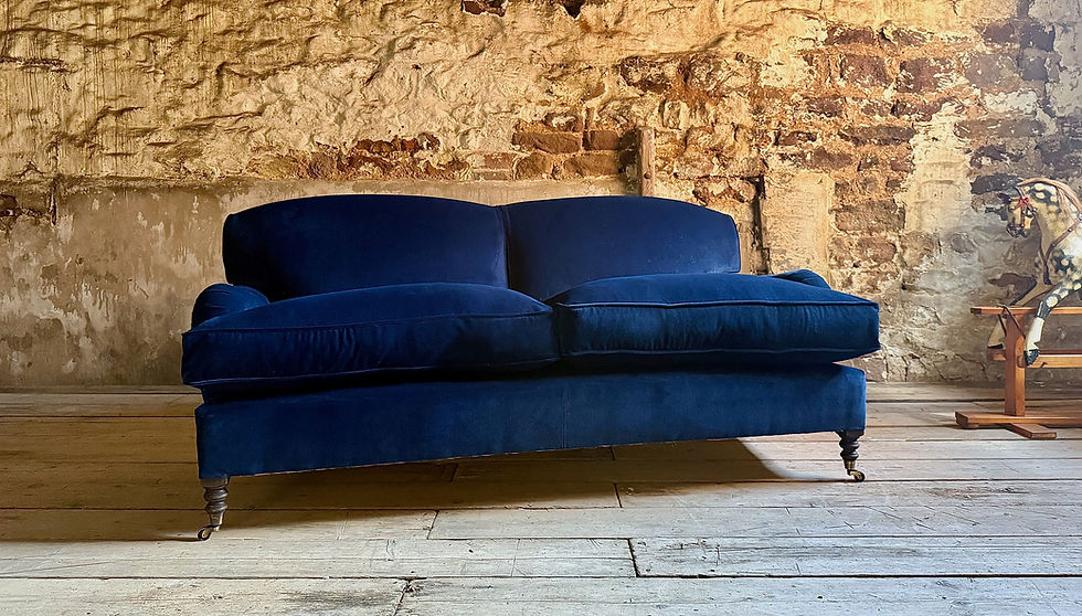 Thumbnail: TWO SEAT WOODSMOOR SOFA IN OCEAN DRIVE VELVET