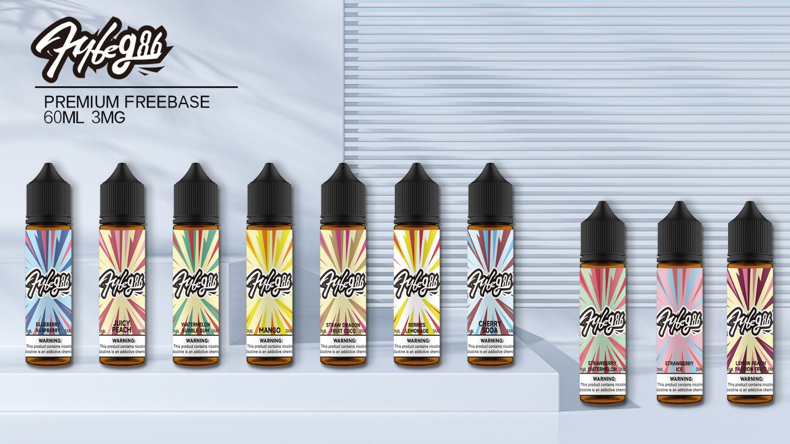 Hybeg86 E-Juice 3mg/60ml