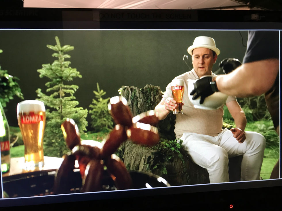 Scenografia do reklamy Łomża