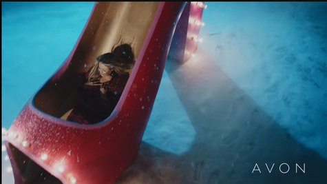 Scenografia do reklamy Avon