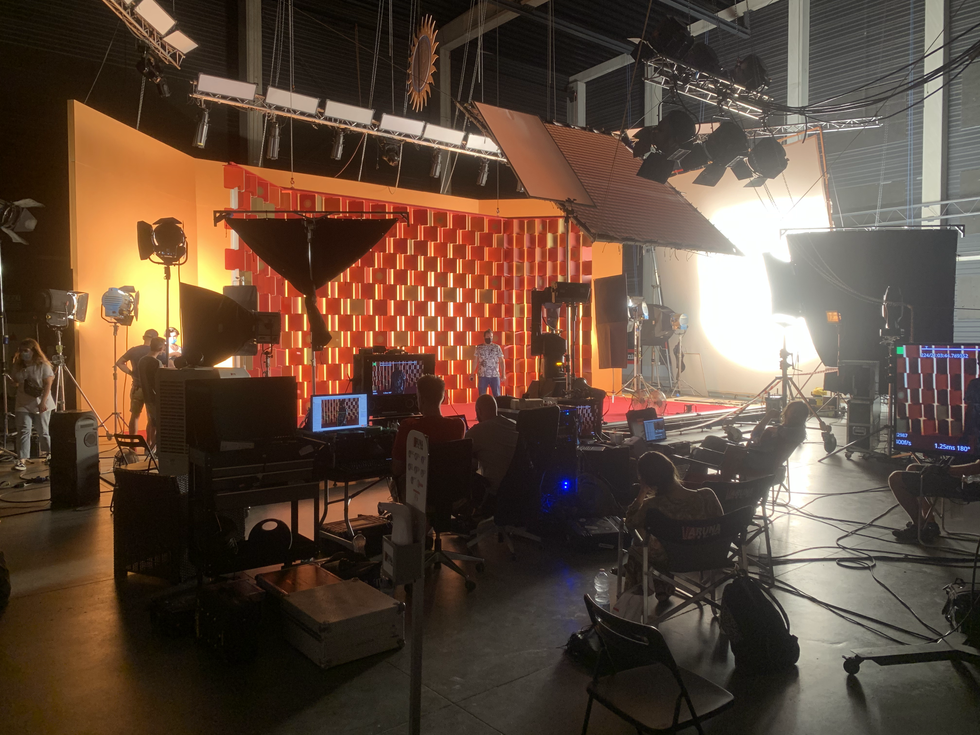 Set design for the Polsat schedule