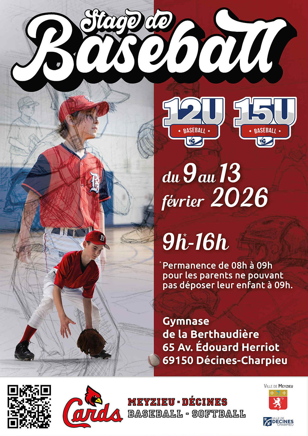 Stage de Baseball Hiver 2026